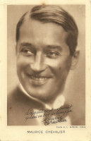 Seconde Photo de Maurice Chevalier pour une publicité Campari