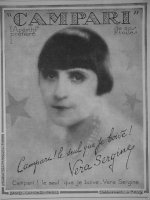 Publicité Campari avec Vera Sergine